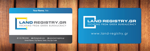 Business Card Design by Sbss for Land Registry.gr | Design: #1185741