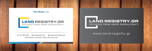Business Card Design by Sbss for Land Registry.gr | Design: #1185751