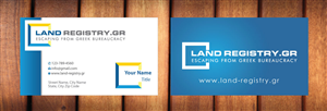 Business Card Design by Sbss for Land Registry.gr | Design: #1185757