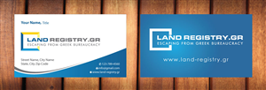 Business Card Design by Sbss for Land Registry.gr | Design: #1185758