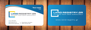 Business Card Design by Sbss for Land Registry.gr | Design: #1185763
