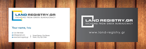 Business Card Design by Sbss for Land Registry.gr | Design: #1187787