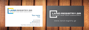 Business Card Design by Sbss for Land Registry.gr | Design: #1187790