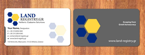 Business Card Design by Sbss for Land Registry.gr | Design: #1190584