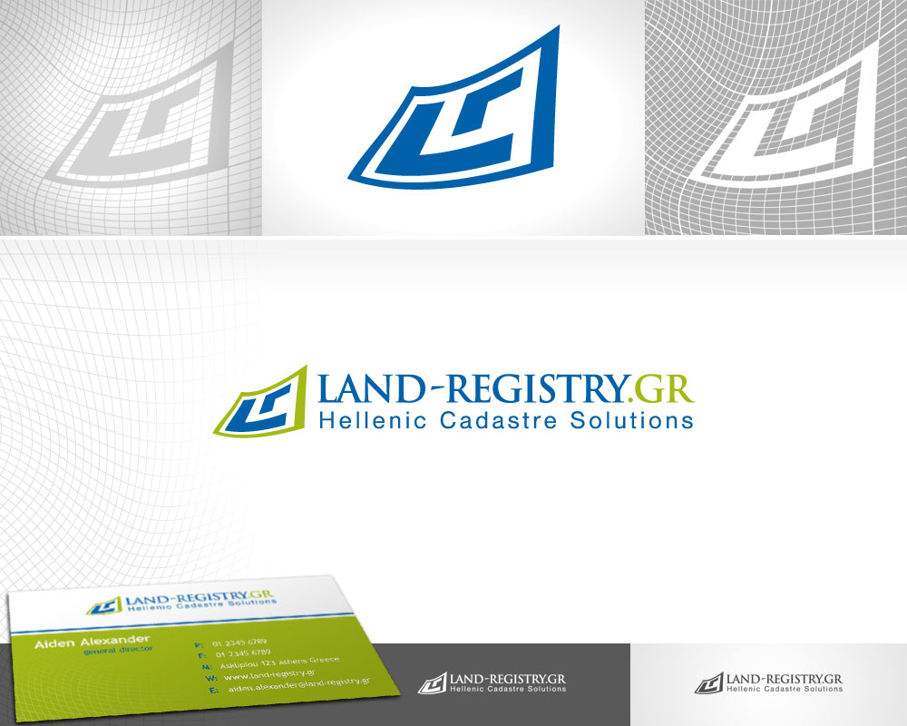 Business Card Design by 96 alex for Land Registry.gr | Design #1223616