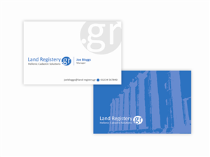 Business Card Design by Phoenix Dragon for Land Registry.gr | Design: #1177078