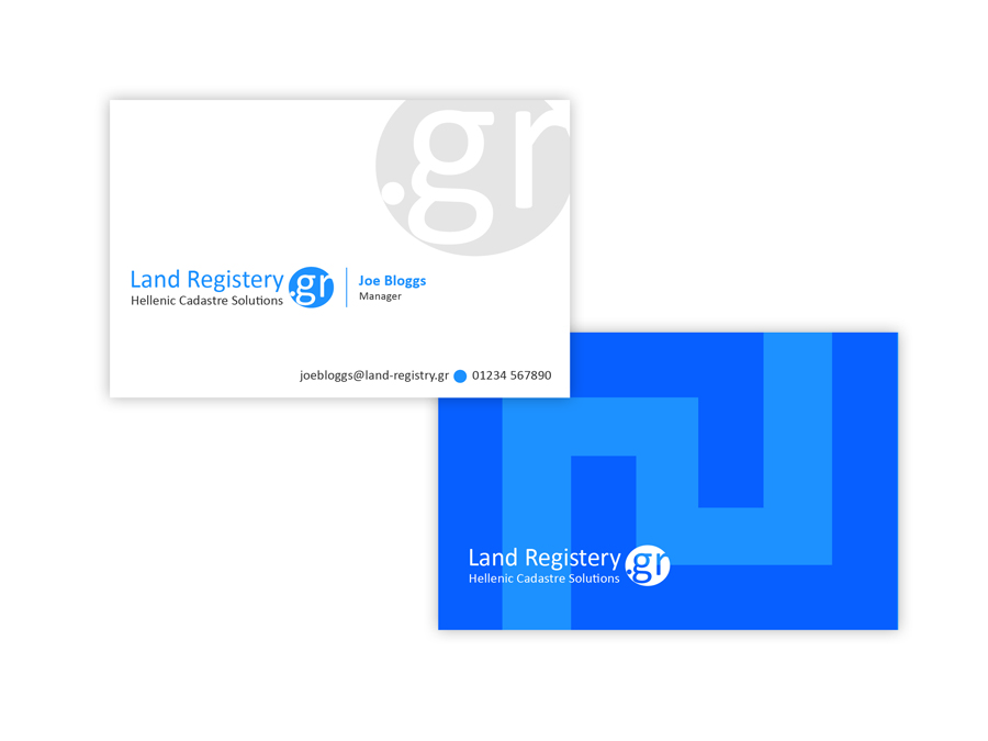 Business Card Design by Phoenix Dragon for Land Registry.gr | Design #1183506