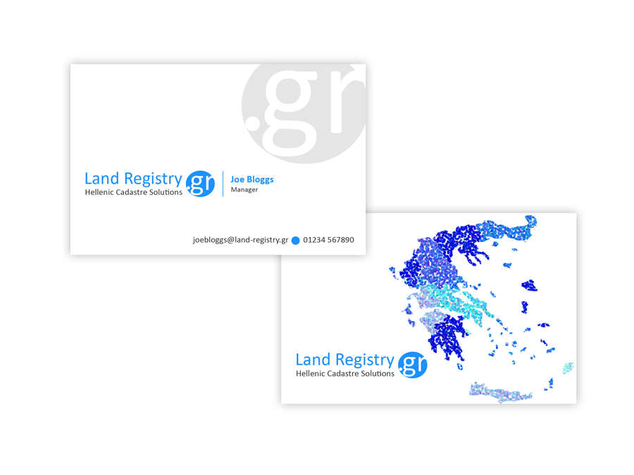 Business Card Design by Phoenix Dragon for Land Registry.gr | Design #1192087