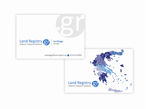 Diseño de Tarjeta de Presentación por Phoenix Dragon para Land Registry.gr | Diseño #1192087