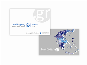 Business Card Design by Phoenix Dragon for Land Registry.gr | Design: #1192090