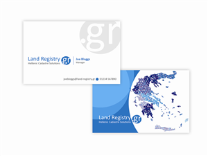 Business Card Design by Phoenix Dragon for Land Registry.gr | Design: #1192092