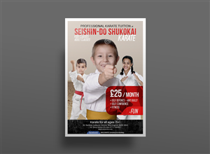 KARATE Enrollment Postcard Design