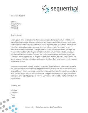 Letterhead & Greeting Card Design Project