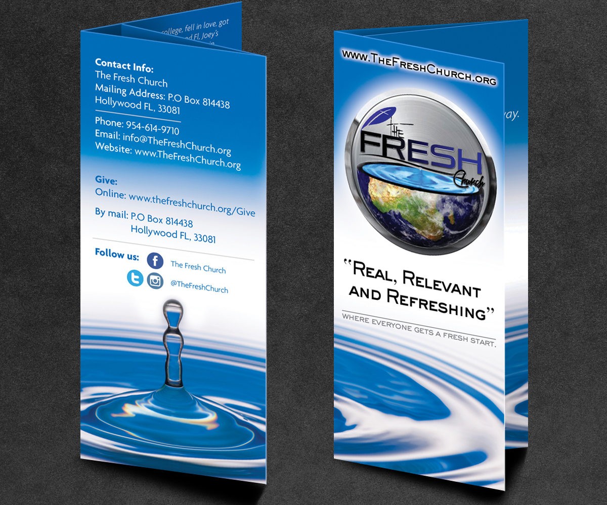Design de Brochure par Paul Hanson pour The Fresh Church | Design #4220328