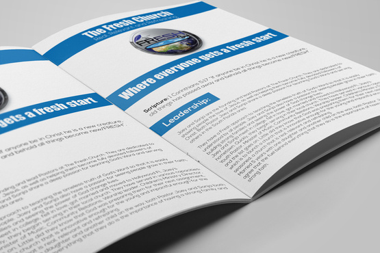 Brochure Design by DesignPlus for The Fresh Church | Design #4262336
