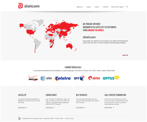 Wordpress Design by aarsita for Dialcom, Inc. | Design #4235264