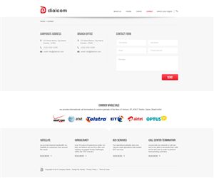 Wordpress Design by aarsita for Dialcom, Inc. | Design: #4323001