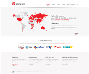 Wordpress Design by aarsita for Dialcom, Inc. | Design: #4469945