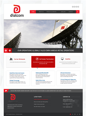 Wordpress Design by Roy for Dialcom, Inc. | Design #4237968