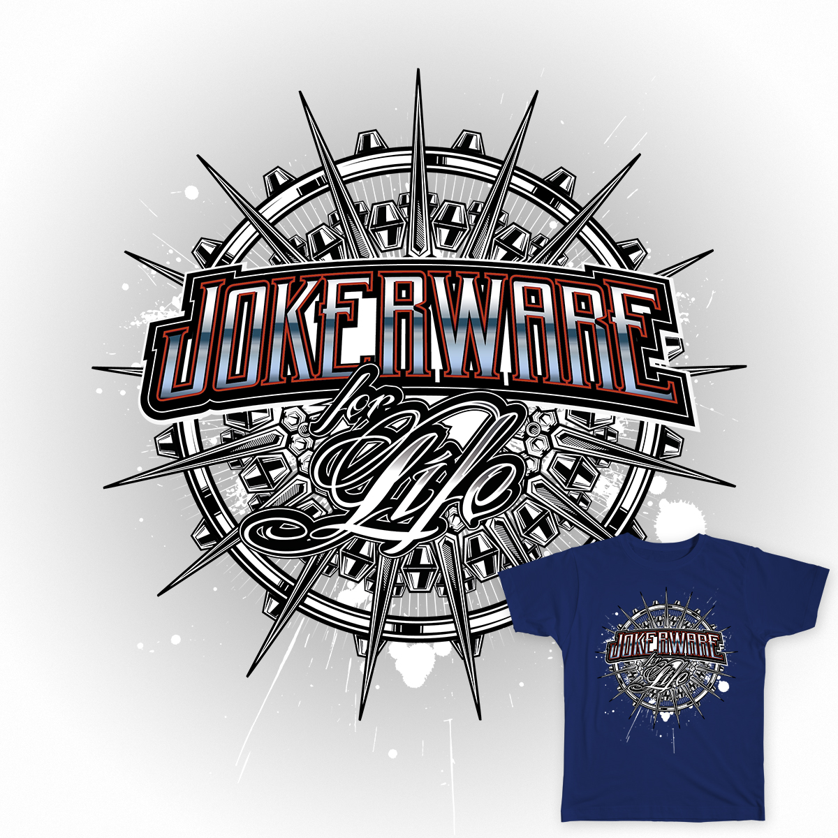T-shirt Design by dsgrapiko for Joker Ware | Design #4270242