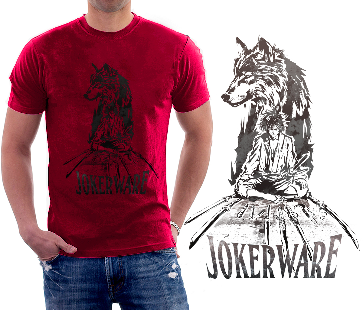T-shirt Design by dsgrapiko for Joker Ware | Design #4516127
