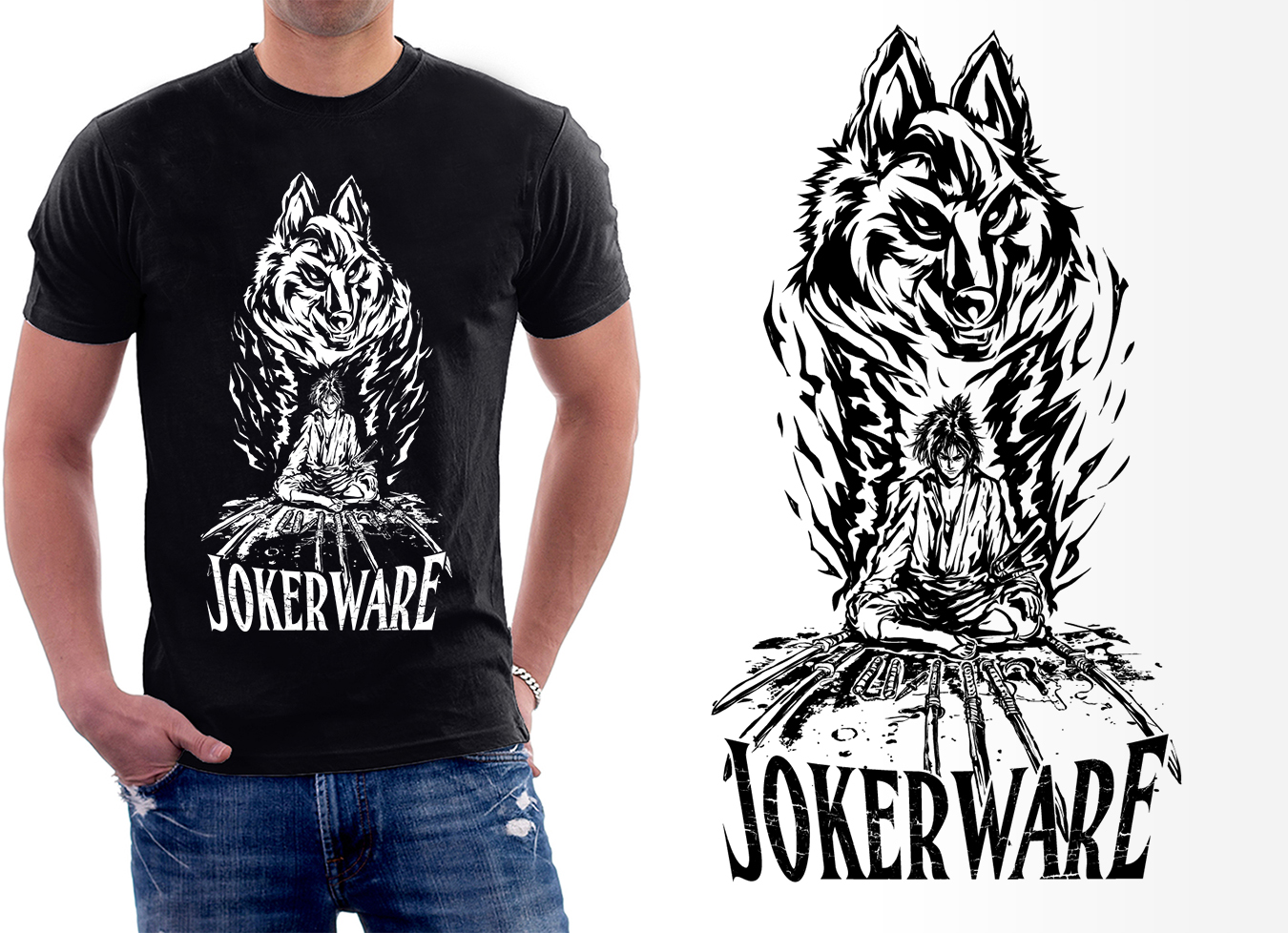 T-shirt Design by dsgrapiko for Joker Ware | Design #4535789