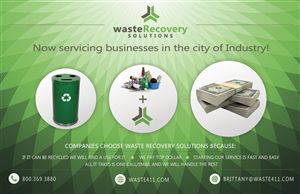 Design de Carte Postale par RolandT pour Waste Recovery Solutions | Design #4214947