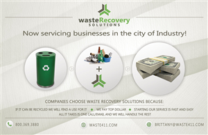 Postkarten-Design von RolandT für Waste Recovery Solutions | Design: #4214960