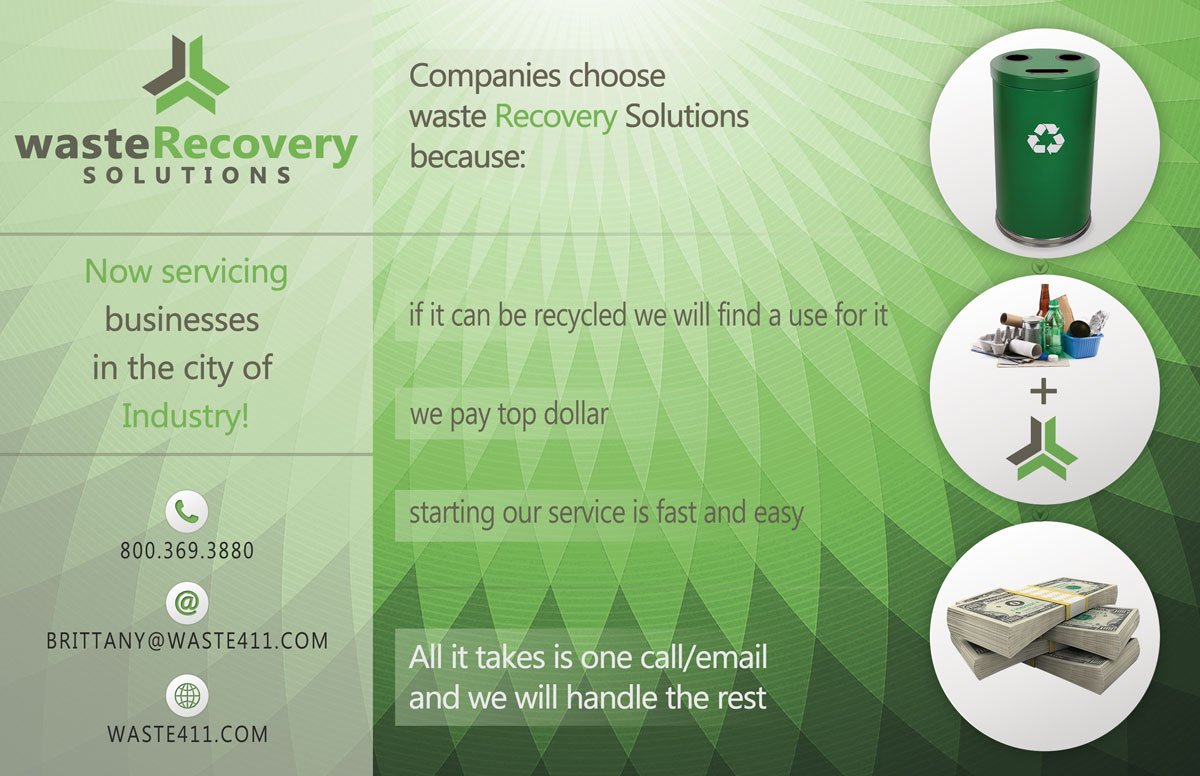 Postkarten-Design von RolandT für Waste Recovery Solutions | Design #4214987