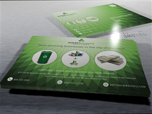 Postkarten-Design von RolandT für Waste Recovery Solutions | Design: #4236546
