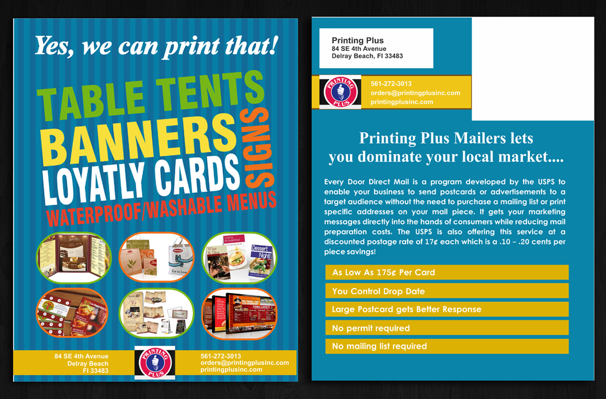 Postcard Design by HollyBlue Studio for this project | Design #4214999