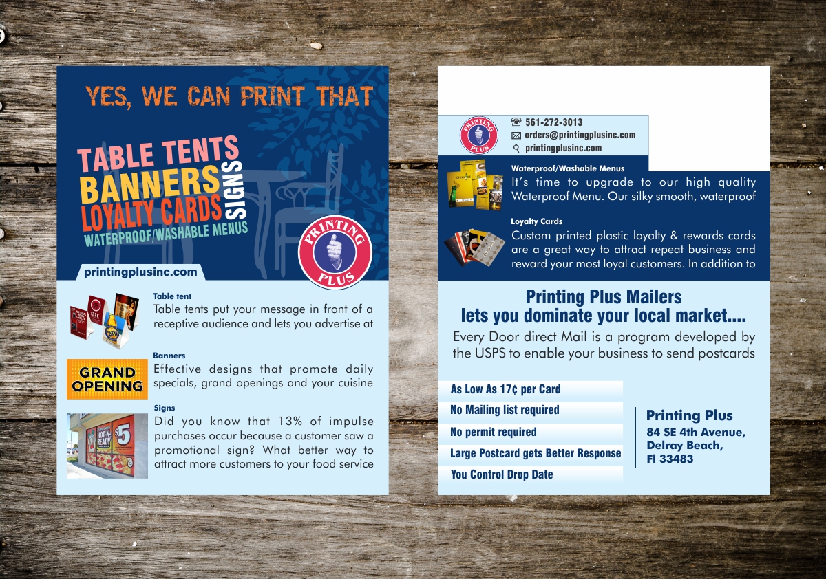 Postcard Design by HollyBlue Studio for this project | Design #4250403
