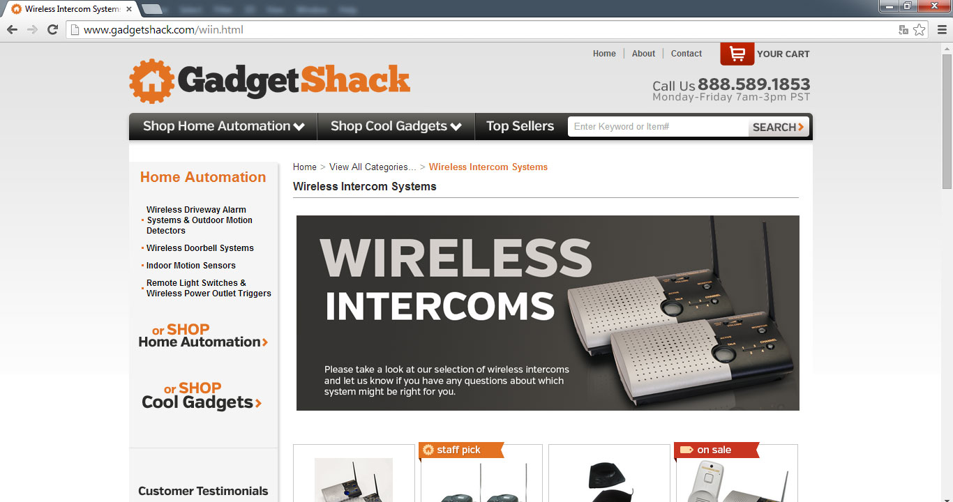 Banner Ad Design by Sergio Coelho for GadgetShack.com | Design #4186789