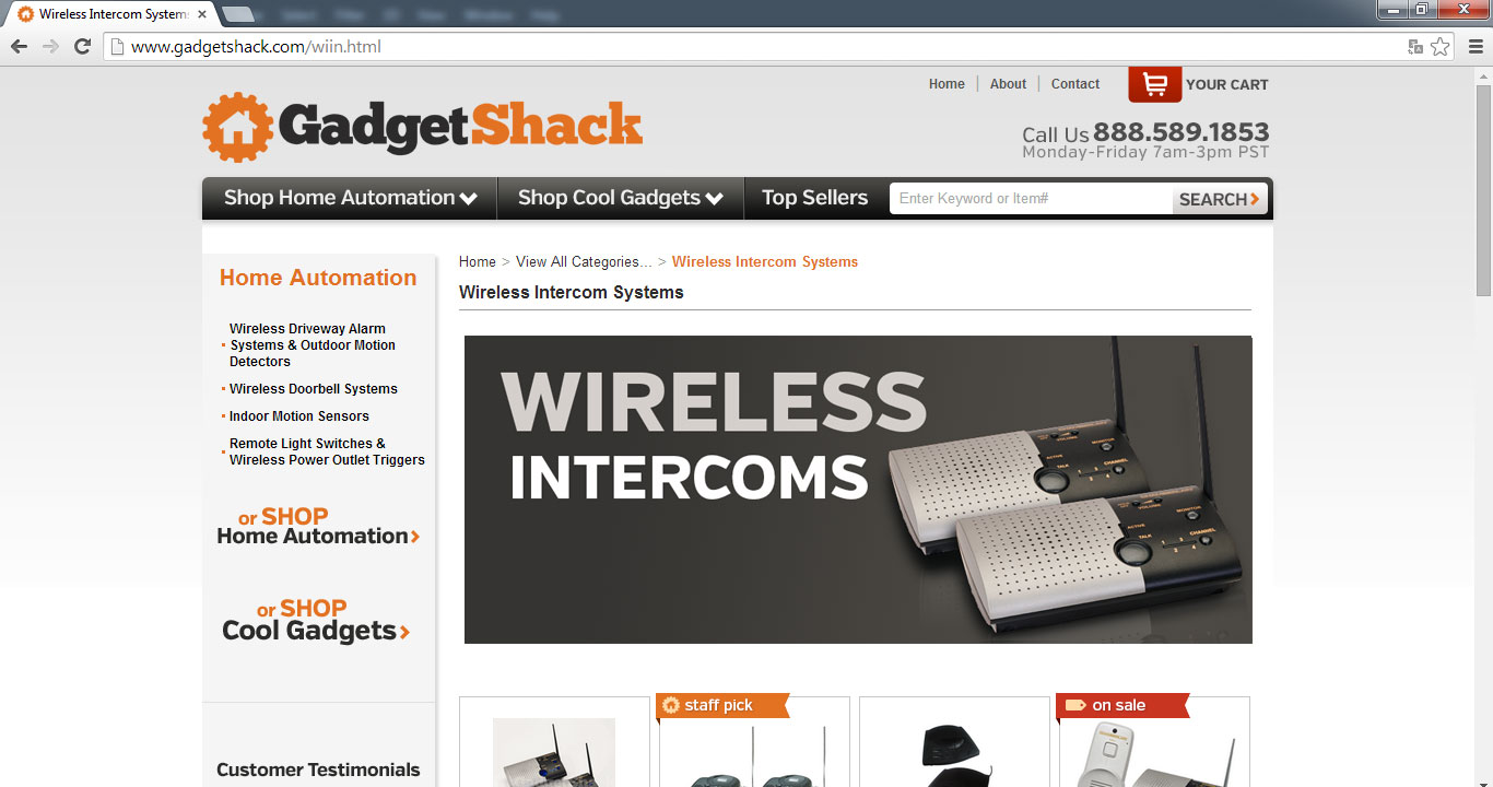 Banner Ad Design by Sergio Coelho for GadgetShack.com | Design #4186806