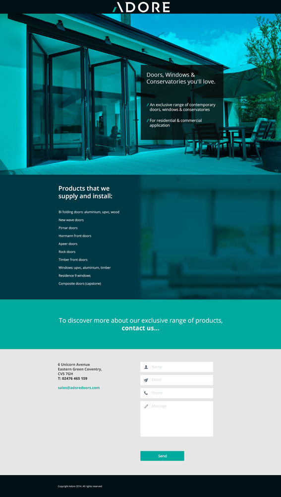 Web Design by HrvojeMijatovic for this project | Design #4191841