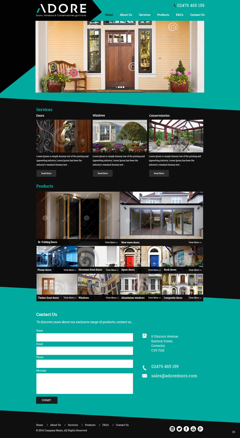 Web Design by pb for this project | Design #4208596