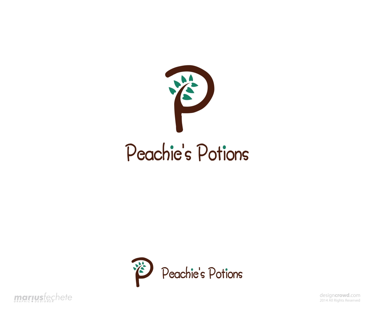 Logo Design by Marius Fechete for Peachie''s Potions | Design #4325024