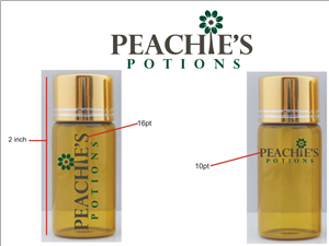 Logo Design by Sushma for Peachie''s Potions | Design: #4298656