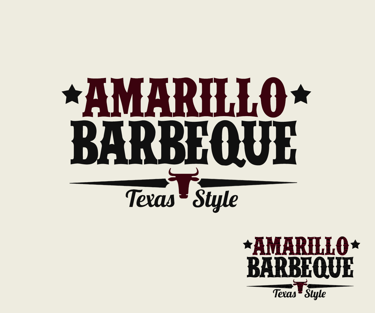 Logo Design by Quirky for Amarillo Barbecue | Design #4266205