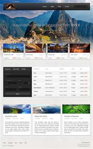 Web Design by tarek_cs for Peaks & Valleys Trading Post | Design: #4193383