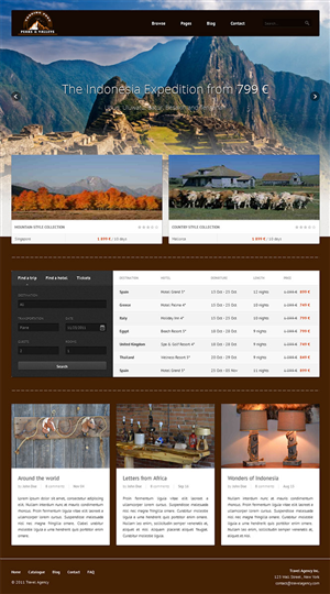 Web Design by tarek_cs for Peaks & Valleys Trading Post | Design #4196710