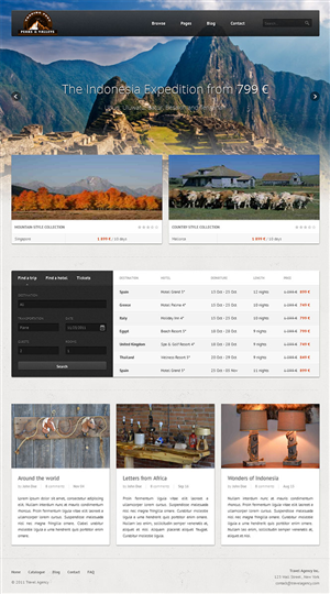 Web Design by tarek_cs for Peaks & Valleys Trading Post | Design: #4197212