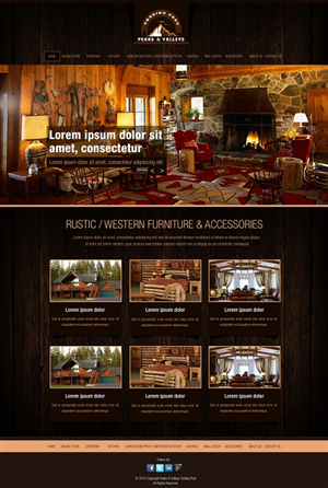 Web Design by Kuldeepak for Peaks & Valleys Trading Post | Design: #4205957