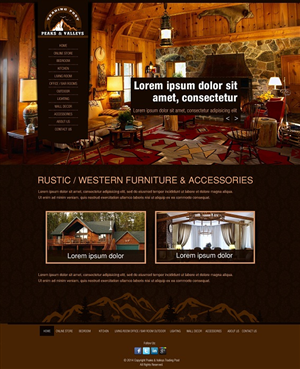 Web Design by Kuldeepak for Peaks & Valleys Trading Post | Design: #4205969