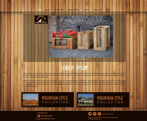 Web Design by Bling Connect Ink for Peaks & Valleys Trading Post | Design: #4202010