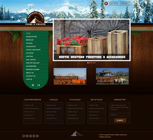 Web Design by GWDS for Peaks & Valleys Trading Post | Design: #4197683