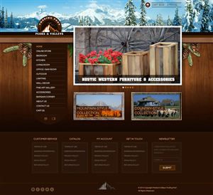 Web Design by GWDS for Peaks & Valleys Trading Post | Design: #4214385