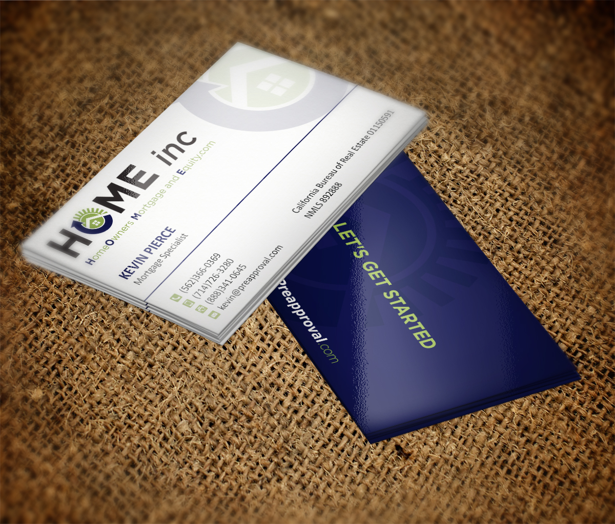 Business Card Design by MT for HOME inc | Design: #4217041