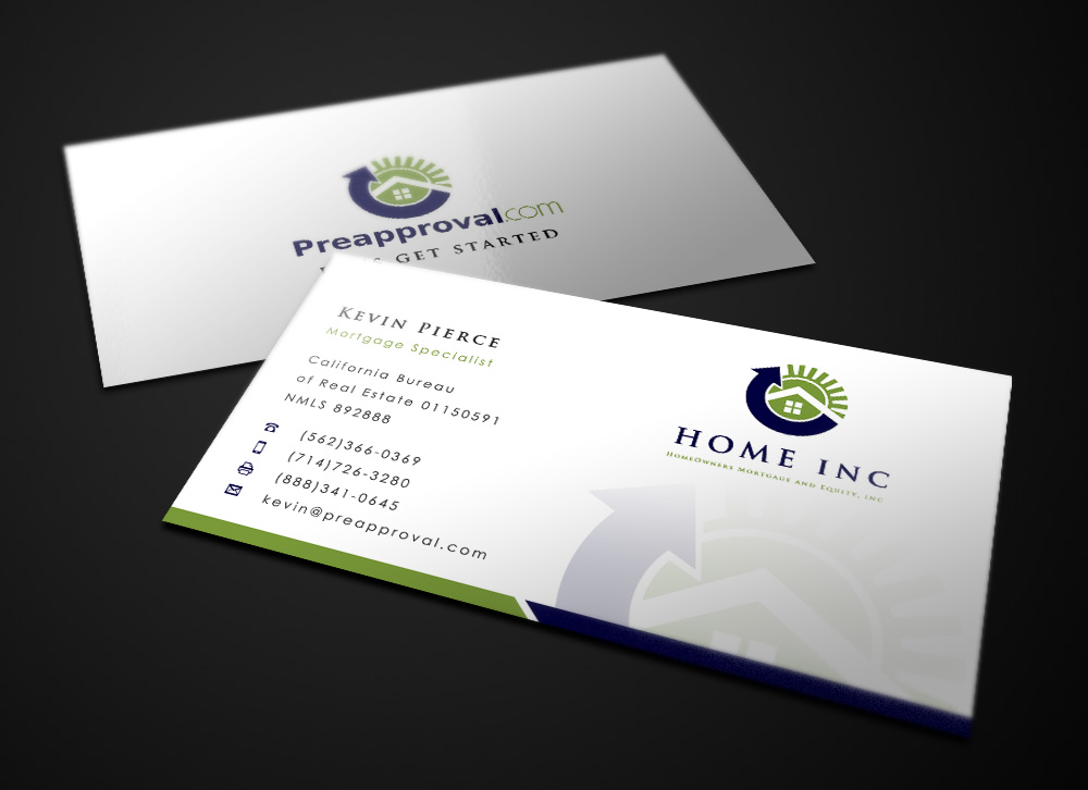 Design de Carte de Visite par Eggo May P pour HOME inc | Design #4190355