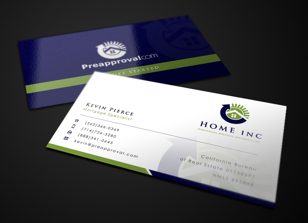 Business Card Design by Eggo May P for HOME inc | Design #4190376